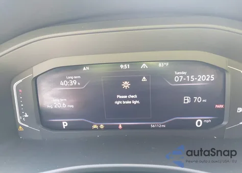 2022 Volkswagen Atlas Cross Sport 3.6L V6 Se W/Technology from USA, damaged, VIN 1V2HE2CA7NC211835